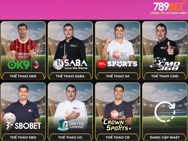 Cá cược thể thao 789BET – Đa dạng kèo cược, tỷ lệ cạnh tranh Cá cược thể thao 789BET – Đa dạng kèo cược, tỷ lệ cạnh tranh