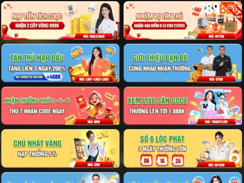 Chương trình khuyến mãi 789BET dành cho cấp độ VIP mang tính cá nhân hóa cao Chương trình khuyến mãi 789BET dành cho cấp độ VIP mang tính cá nhân hóa cao